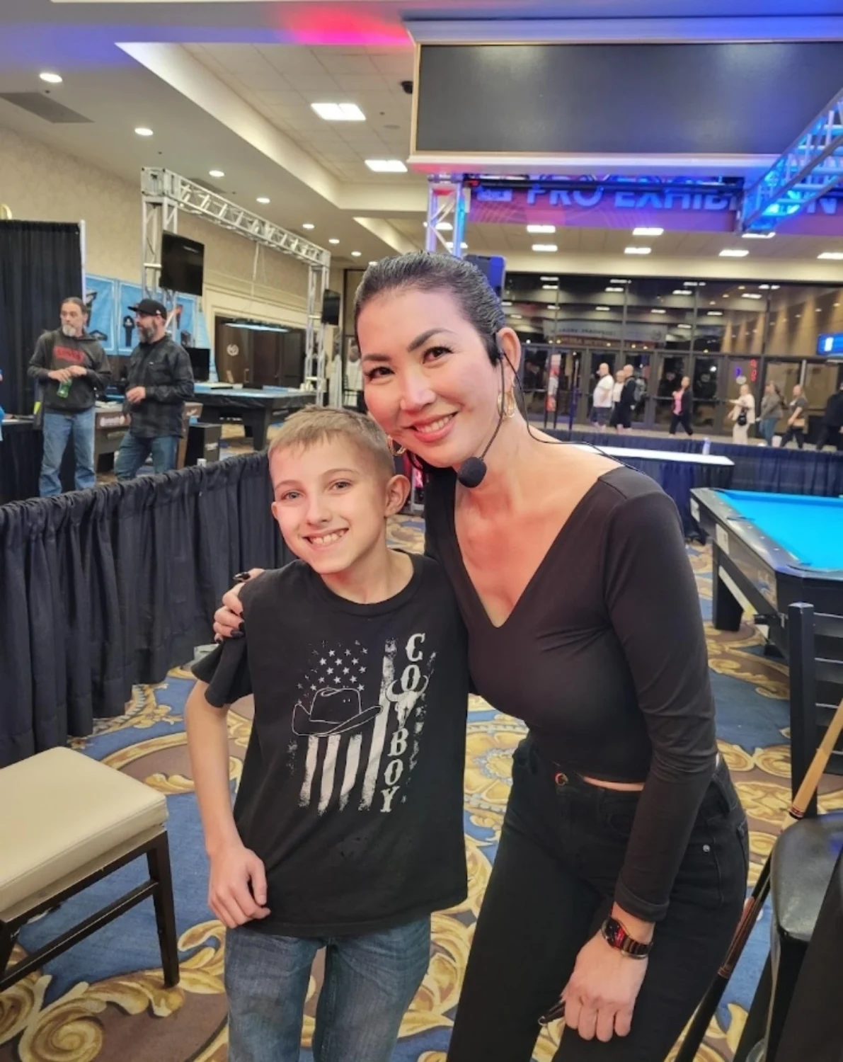 Austin with Jeanette Lee in Las Vegas